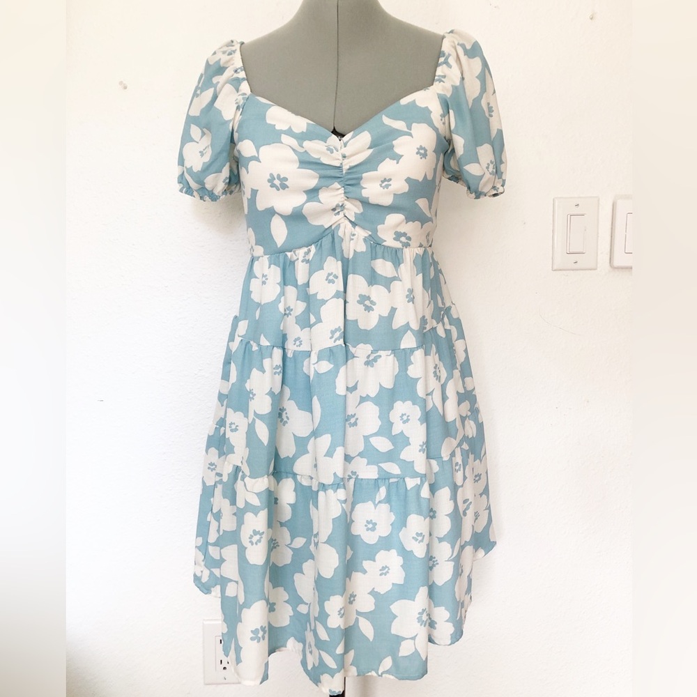 Altar’d State Spring Floral Dress Euro Summer Preppy Cottage Core
